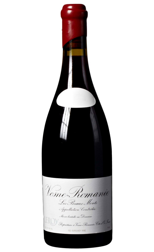 Wine Domaine Leroy Vosne Romanee Les Beaux Monts 2003