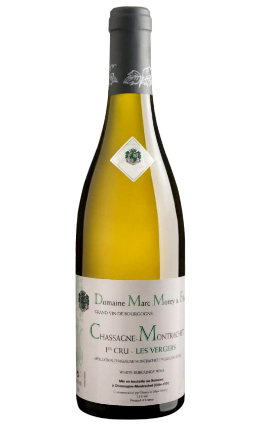 Вино Domaine Marc Morey Fils Chassagne-Montrachet 1er Cru Les Vergers 2018