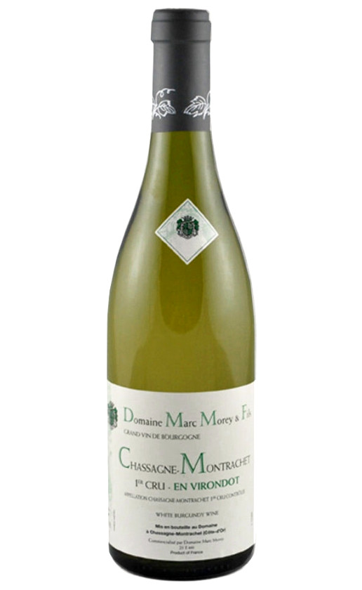 Вино Domaine Marc Morey Fils Chassagne-Montrachet Premier Cru En Virondot 2008