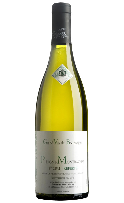 Вино Domaine Marc Morey Fils Puligny-Montrachet 1er Cru Les Referts 2008