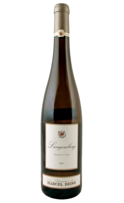 Wine Domaine Marcel Deiss Langenberg Alsace 2007