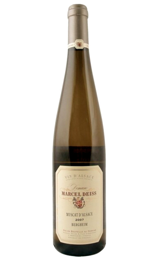 Вино Domaine Marcel Deiss Muscat D'Alsace Bergheim 2007