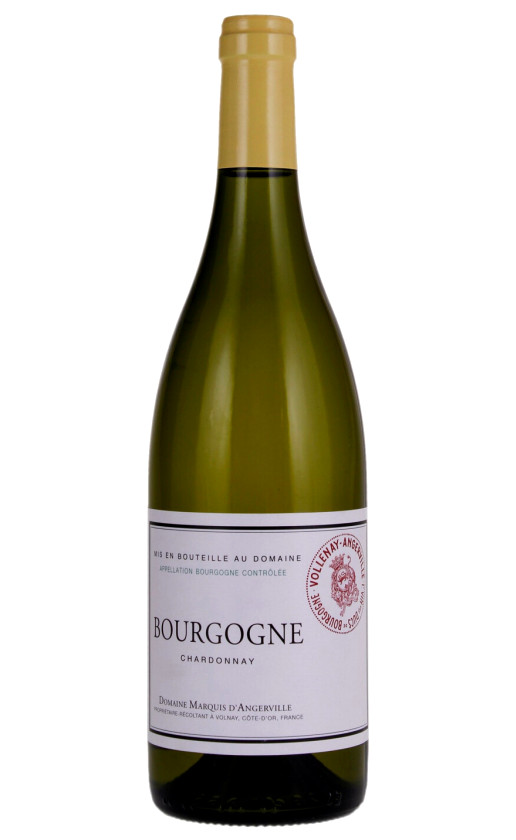 Вино Domaine Marquis d'Angerville Bourgogne Chardonnay 2018
