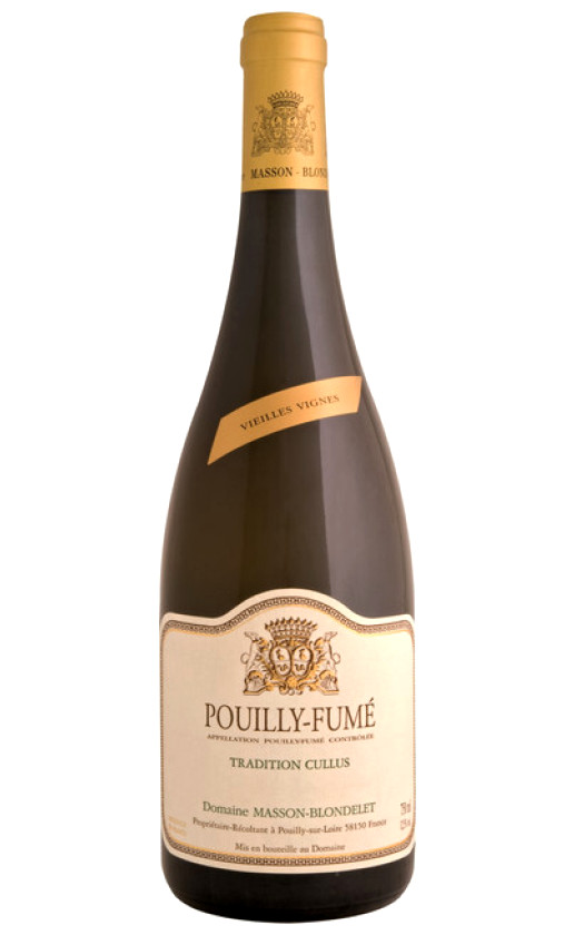 Wine Domaine Masson Blondelet Pouilly Fume Tradition Cullus Vieilles Vignes 2015