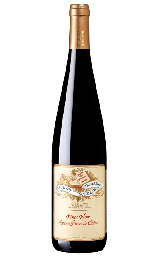 Wine Domaine Maurice Schoech Pinot Noir Eleve En Pieces De Chene Alsace 2015