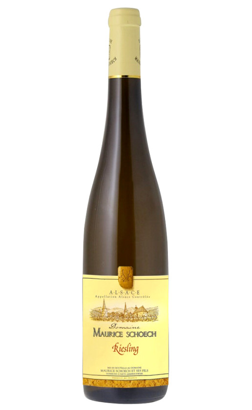 Вино Domaine Maurice Schoech Riesling Alsace 2014