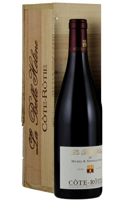 Wine Domaine Michel And Stephane Ogier La Belle Helene Cote Rotie 2013 Wooden Box