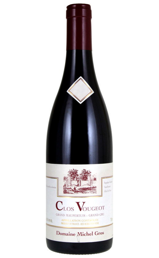 Wine Domaine Michel Gros Clos Vougeot Grand Maupertuis Grand Cru 2017