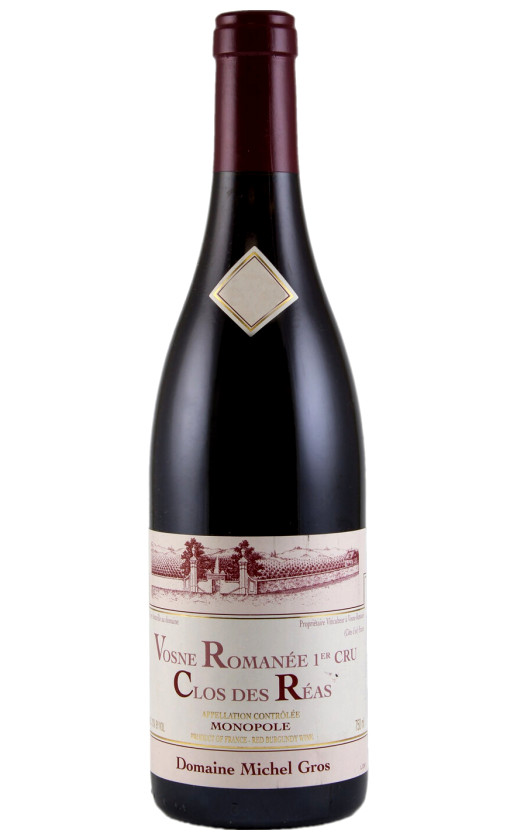 Wine Domaine Michel Gros Vosne Romanee 1Er Cru Clos Des Reas 2018