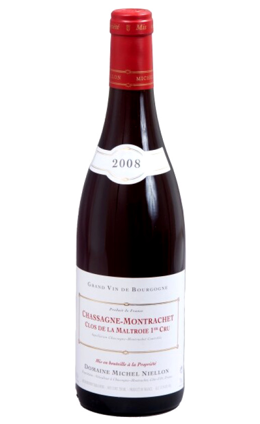 Wine Domaine Michel Niellon Chassagne Montrachet Premier Cru Clos De La Maltroie Rouge 2008