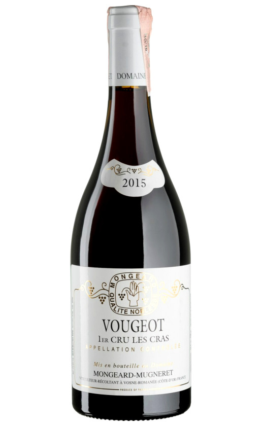 Вино Domaine Mongeard-Mugneret Vougeot 1er Cru Les Cras 2015