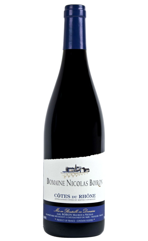 Wine Domaine Nicolas Boiron Cotes Du Rhone