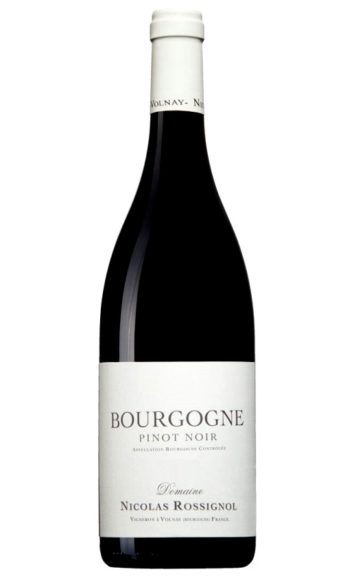 Вино Domaine Nicolas Rossignol Bourgogne Pinot Noir 2016