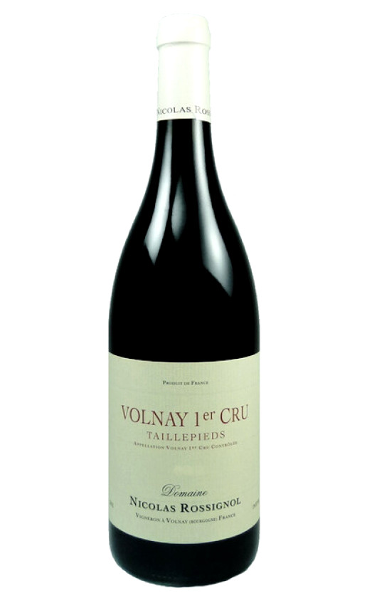 Вино Domaine Nicolas Rossignol Volnay 1-er Cru Taillepieds 2010