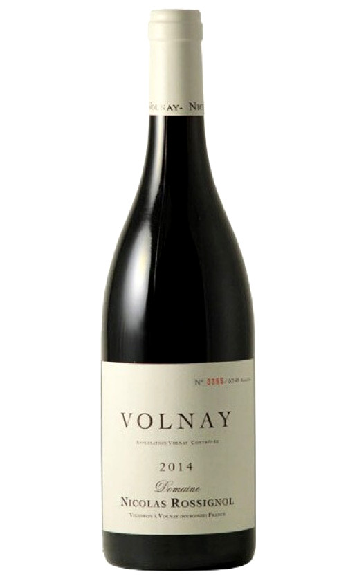 Wine Domaine Nicolas Rossignol Volnay 2014