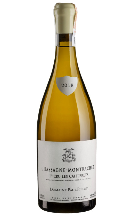 Вино Domaine Paul Pillot Chassagne-Montrachet 1-er Cru Les Caillerets 2018
