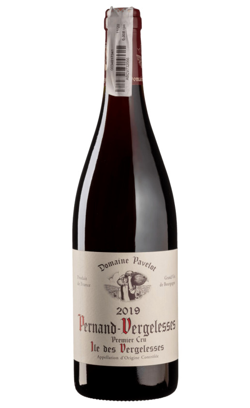 Вино Domaine Pavelot Pernand-Vergelesses Premier Cru Ile des Vergelesses 2019
