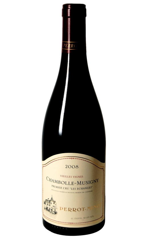 Wine Domaine Perrot Minot Chambolle Musigny Premier Cru Les Echanges Vieilles Vignes 2008