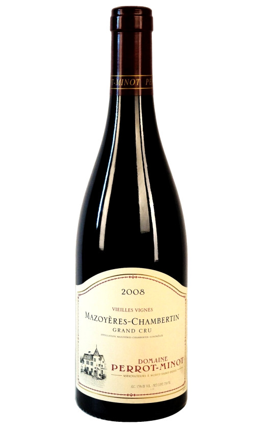Вино Domaine Perrot-Minot Mazoyeres Chambertin Grand Cru Vieilles Vignes 2008