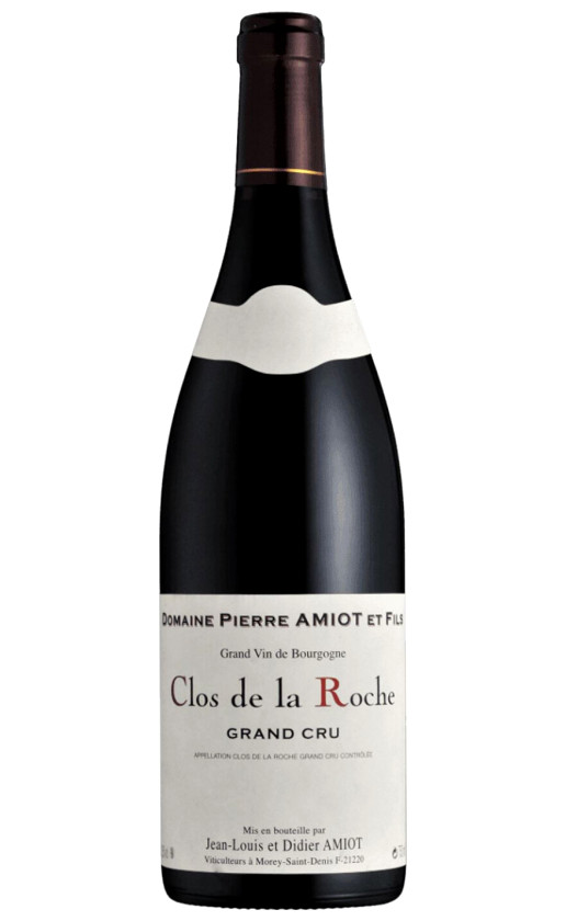 Wine Domaine Pierre Amiot Et Fils Clos De La Roche Grand Cru 2018