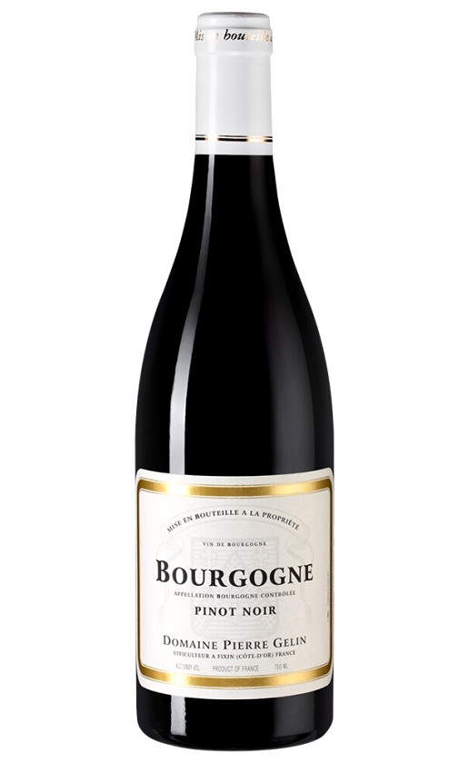 Вино Domaine Pierre Gelin Bourgogne Pinot Noir 2019
