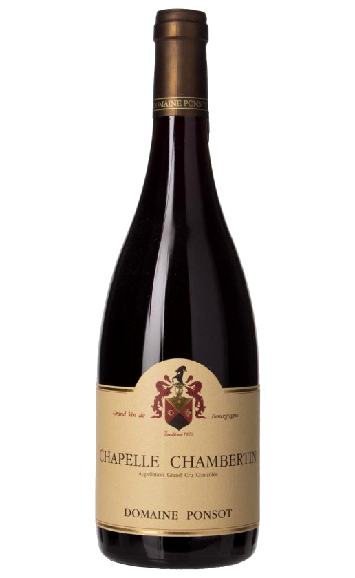 Вино Domaine Ponsot Chapelle Chambertin Grand Cru 2013