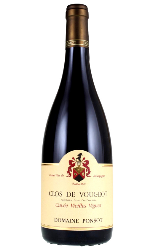 Domaine Ponsot Clos de Vougeot Cuvee Vieilles Vignes Grand Cru 2014