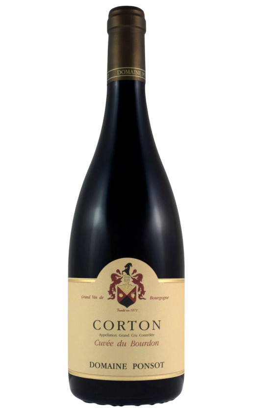 Wine Domaine Ponsot Cuvee Du Bourdon Corton Grand Cru 2013