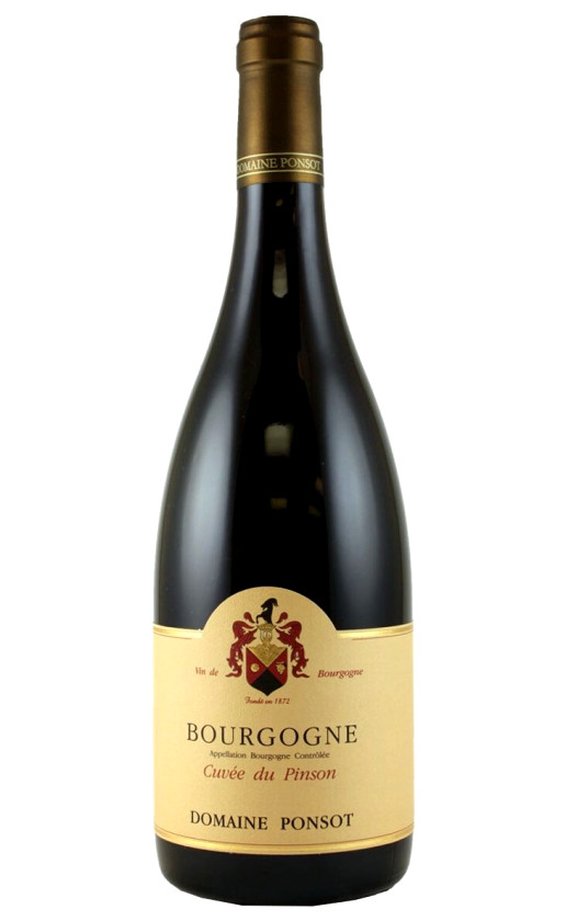 Wine Domaine Ponsot Cuvee Du Pinson Bourgogne 2014