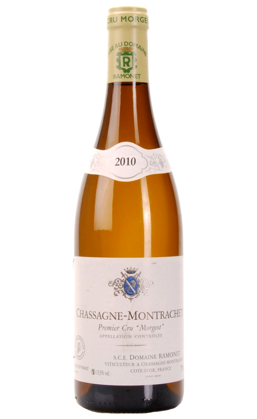 Вино Domaine Ramonet Chassagne-Montrachet 1-er Cru Morgeot 2010