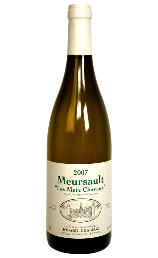 Wine Domaine Remi Jobard Mersault Les Meix Chavaux 2007