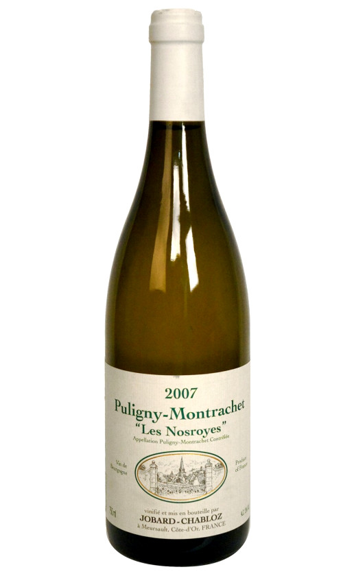 Wine Domaine Remi Jobard Puligny Montrachet Les Nosroyes 2007