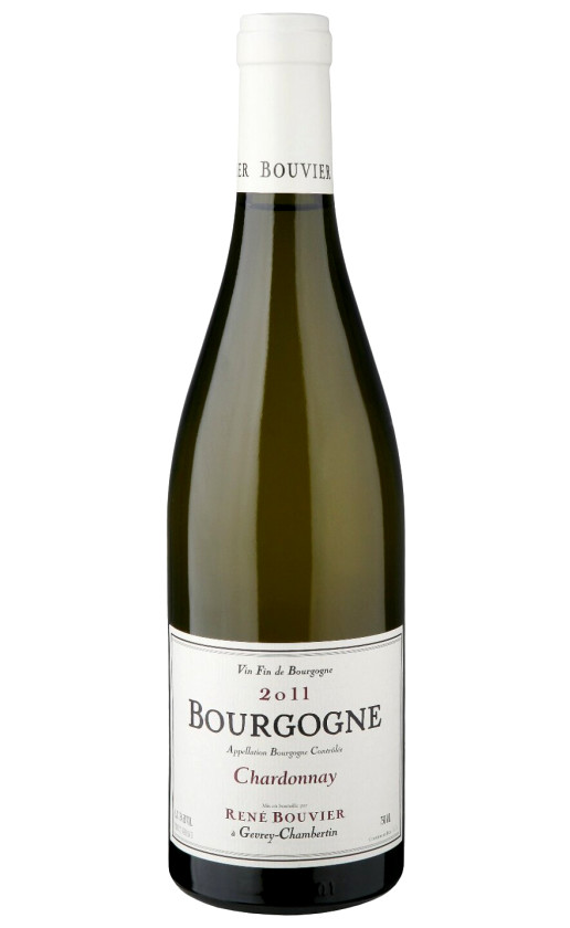 Wine Domaine Rene Bouvier Bourgogne Chardonnay 2011