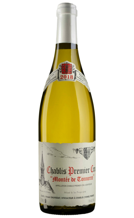 Wine Domaine Rene Vincent Dauvissat Chablis Premier Cru Montee De Tonnerre 2018