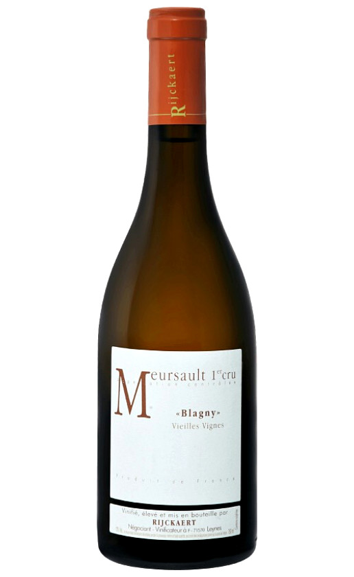 Вино Domaine Rijckaert Meursault 1-er Cru Blagny Vieilles Vignes 2017