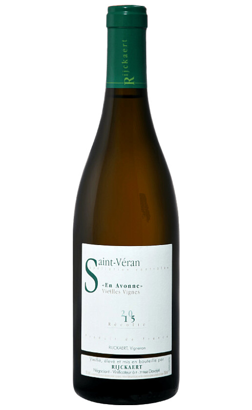 Wine Domaine Rijckaert Saint Veran En Avonne Vieilles Vignes 2015