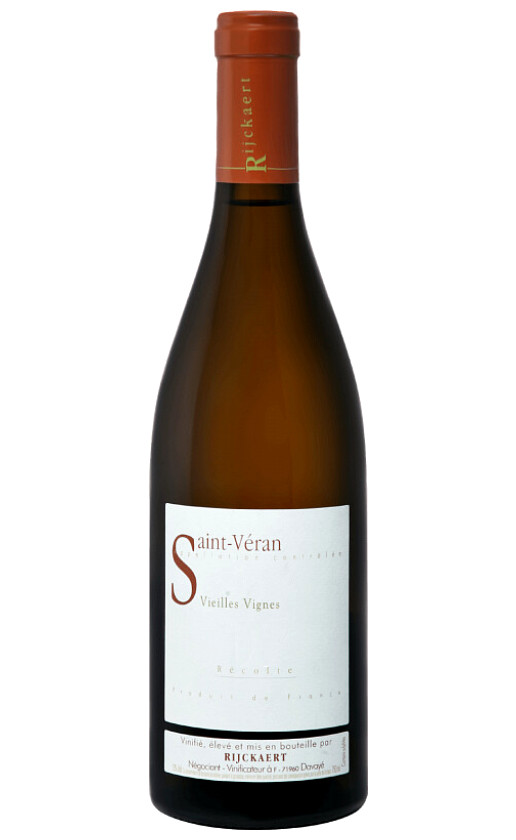 Wine Domaine Rijckaert Saint Veran Vieilles Vignes 2016