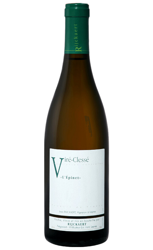 Wine Domaine Rijckaert Vire Clesse Lepinet 2020