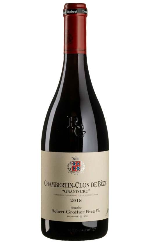Вино Domaine Robert Groffier Pere Fils Chambertin-Clos de Beze Grand Cru 2018