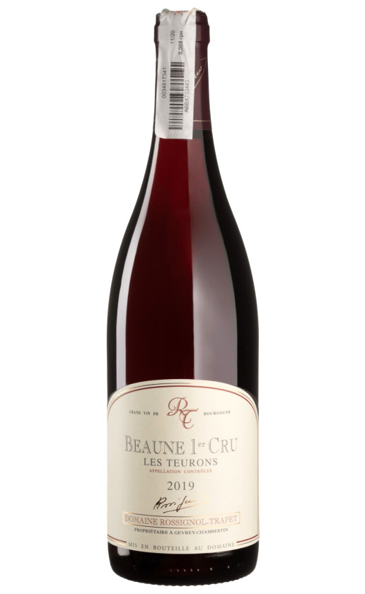 Вино Domaine Rossignol-Trapet Beaune 1er Cru Les Teurons 2019