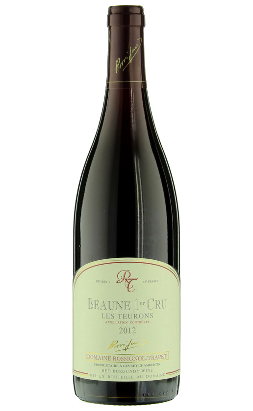 Wine Domaine Rossignol Trapet Beaune Premier Cru Les Teurons 2012