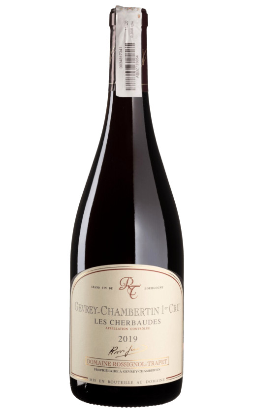 Wine Domaine Rossignol Trapet Gevrey Chambertin 1Er Cru Les Cherbaudes 2019