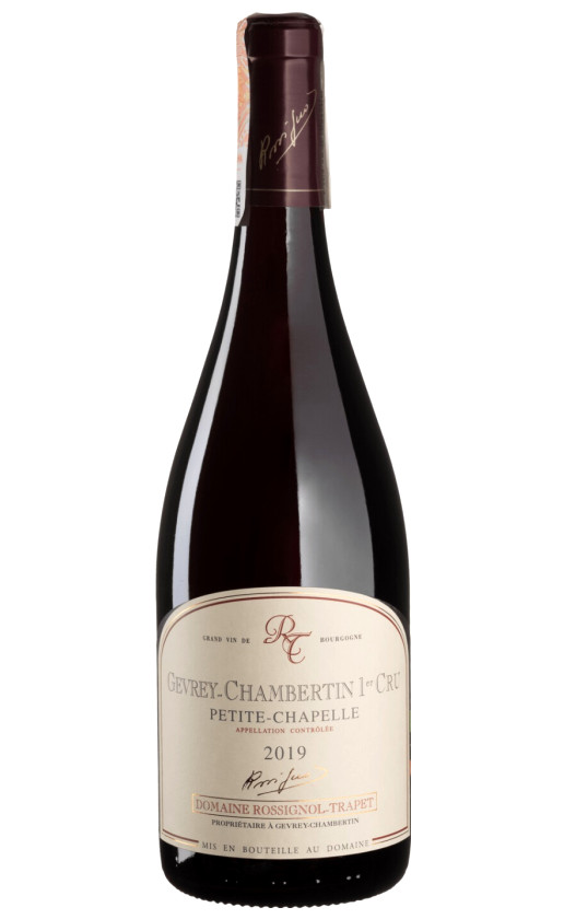 Wine Domaine Rossignol Trapet Gevrey Chambertin 1Er Cru Petite Chapelle 2019