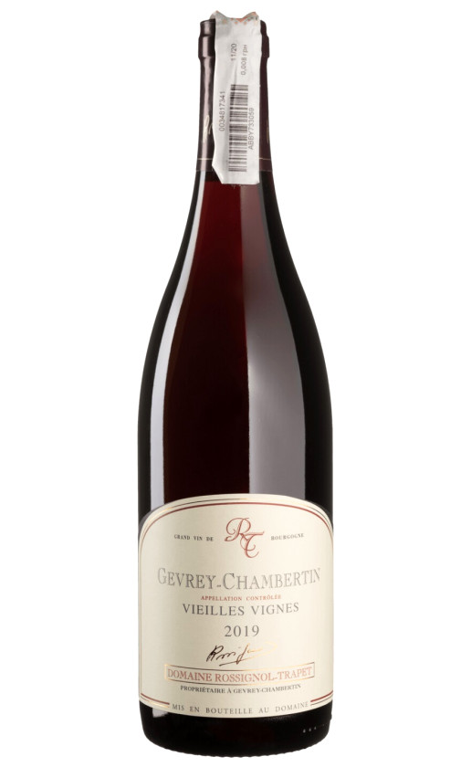 Wine Domaine Rossignol Trapet Gevrey Chambertin Vieilles Vignes 2019