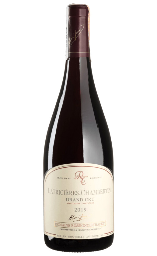 Wine Domaine Rossignol Trapet Latricieres Chambertin Grand Cru 2019