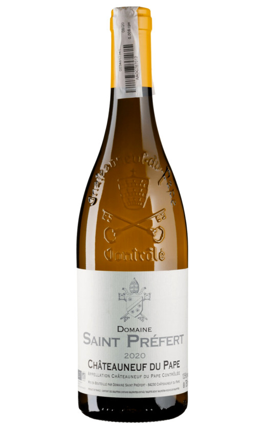 Вино Domaine Saint-Prefert Chateauneuf du Pape Blanc 2020