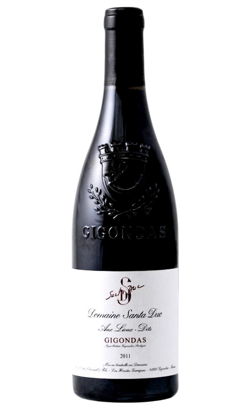 Wine Domaine Santa Duc Gigondas Aux Lieux Dits 2011
