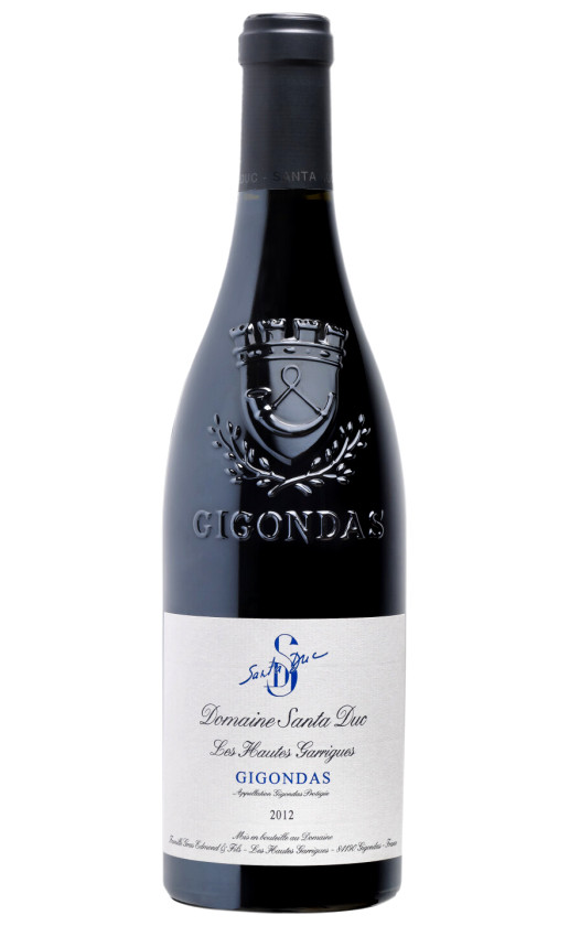 Wine Domaine Santa Duc Les Hautes Garrigues Gigondas 2012