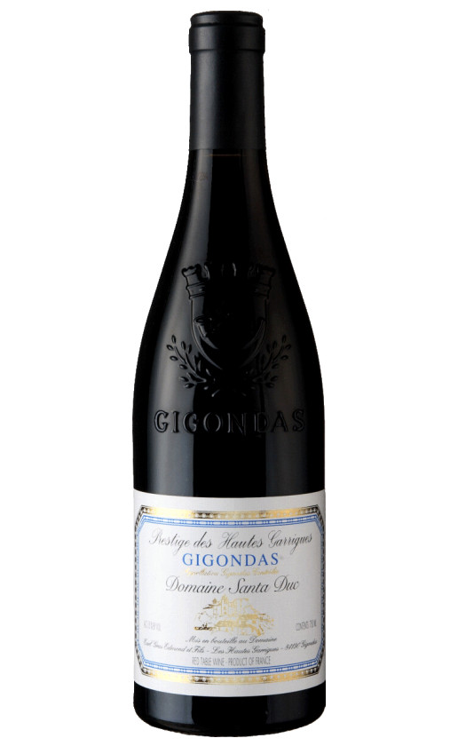 Вино Domaine Santa Duc Prestige des Hautes Garrigues Gigondas 2006