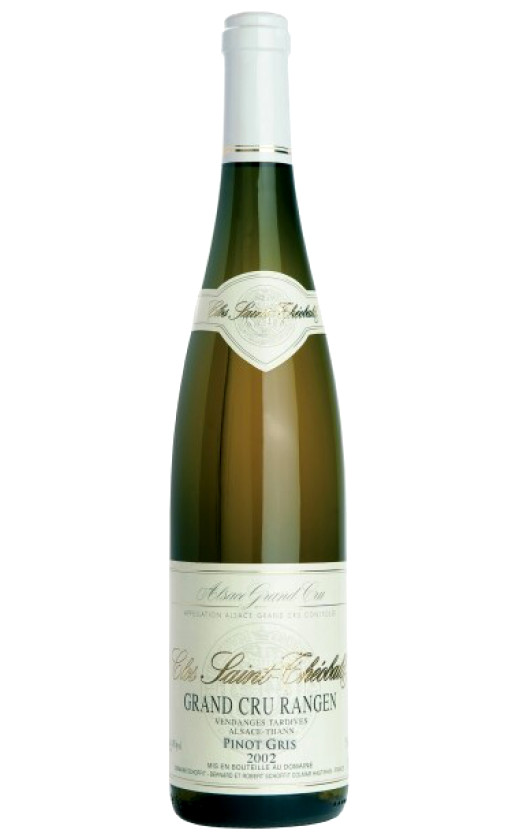 Domaine Schoffit Pinot Gris Alsace Grand Cru Rangen de Thann Clos St Theobald Vendage Tardive 2002